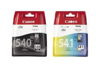 זוג ראשי דיו מקוריים canon pg540cl541
