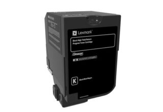 טונר מקורי שחור LEXMARK 74C5HKE