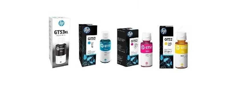 סט דיו מקורי HP GT52 3
