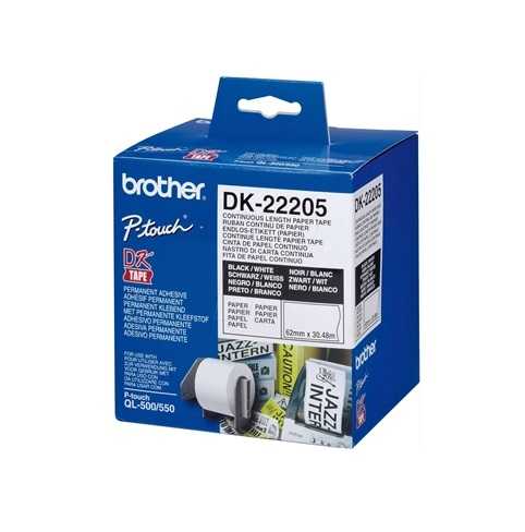 גליל מדבקות מקורי brother dk 22205