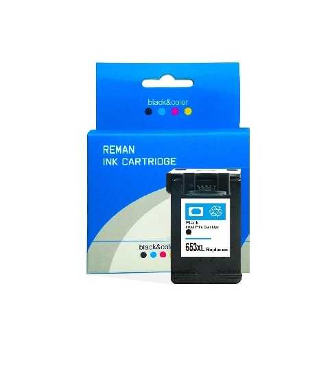 ראש דיו שחור תואם hp 653xl