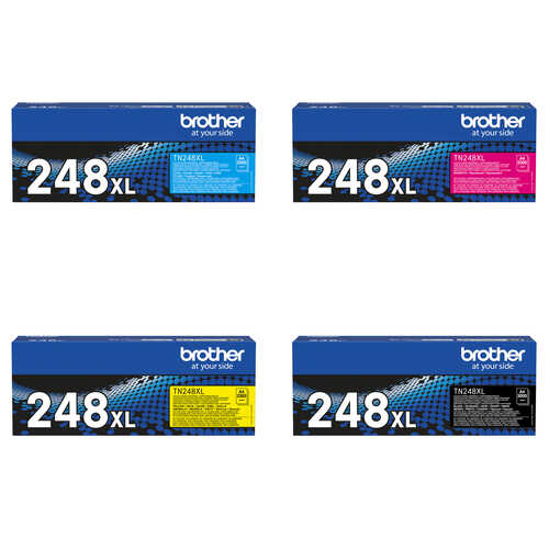 סט טונרים מקוריים brother tn248xl סט טונרים מקוריים brother tn248xl