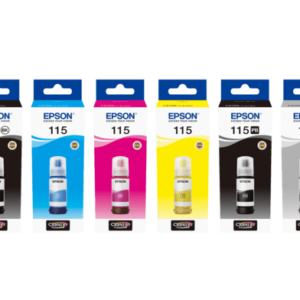 סט 6 מיכלי דיו מקוריים epson 115