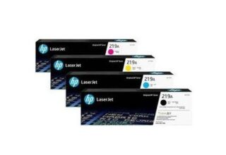 סט 4 טונרים hp 219a